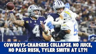 Cowboys-Chargers Collapse: No Juice, No Pass Rush, Tyler Smith at LT?! | Daily Blitz