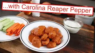 🔥🌶️ CAROLINA REAPER PEPPER plant-based BUFFALO WINGS 🌶️🔥