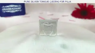 Pure Silver Tongue Jeebh | Lal Kitab Remedy & Healing Belief | Osasbazaar #AstroRemedy