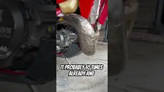 Best two stroke pipe / expansion chamber for hard enduro. Or at least my favorite. FMF gnarly