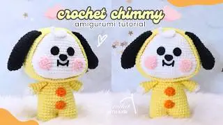 BT21 Chimmy Crochet Tutorial Part 1 | FREE PATTERN | BTS Crochet | Baby Chimmy Crochet #bt21 #bts