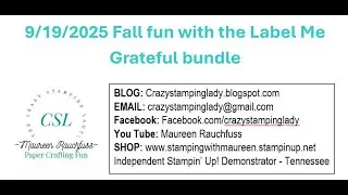 9/19/2025 Fall fun with the Label Me Grateful bundle