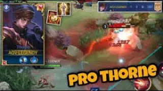 Thorne Pro Gamplay/New Full Critical Build Insane Damge/Arena of Valor