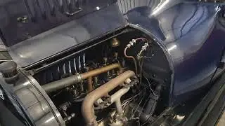 1914 Buick engine turning