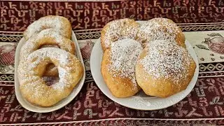 Как приготовить ереванские пончики с заварным кремом