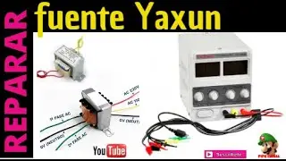 Reparar fuente YAXUN 1502DD tranformador en corto, Como remplazarlo ?