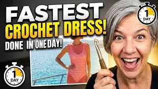 Easy Crochet Dress Anyone Can Make Fast