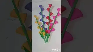 Flower making with paper