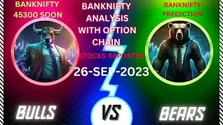 #banknfty #analysis with #optionchainanalysis 45300 soon 26-sep