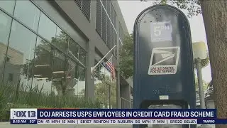 DOJ arrests USPS employees in credit card fraud scheme | FOX 13 Seattle