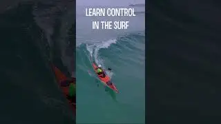 Surfing a sea kayak #seakayaking #kayaking #kayaksession