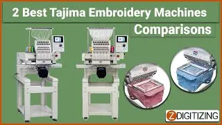 2 Best Tajima Embroidery Machines Comparisons  TMBP SC VS TMBR SC || Zdigitizing