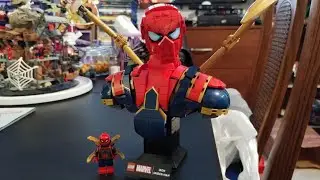 LEGO Iron Spider-Man Bust Set #76326 Review! 🕷️🕸️