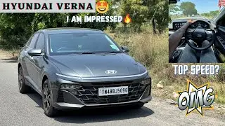 Finally Hyundai Verna🔥/I Am Impressed😻/Feature Rich🤯/20Lakhs Worth Car🥵/Top Speed!?/@Track_Twister