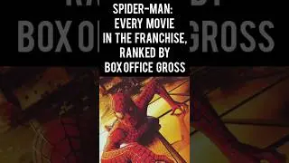 Highest Grossing Spiderman Movies Ranked by Box Office Gross #shorts #marvel #spiderman