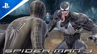 NEW 2007 Raimi BLACK SUIT Cinematic Boss Fight VS Raimi Venom - Marvel's Spider-Man 2 PC MODS