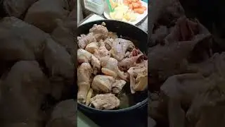 Chicken curry menu for today
