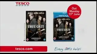 True Grit DVD And Blu Ray Tesco TV Advert