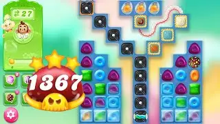 Candy Crush Jelly Saga Level 1367 || Hard Level || 3 Stars 🌟🌟🌟