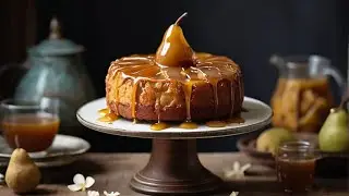Ginger Pear Delight: A Spiced Symphony in Cake Form