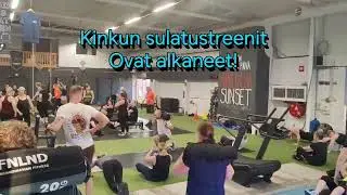 Kinkunsulatustreenit ovat allkaneet! T&auml;&auml;ll&auml; on jo varmaan 100 kovaa treearia!