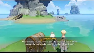 Genshin impact - World Quests midsummer Adventure : They Who hear the sea / Secret code Locked Chest