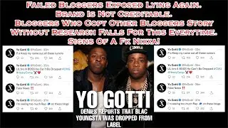 CMG Heavy Camp Still Together. Yo Gotti And Blac Youngsta Lied On By Desperate Bloggers For Views.