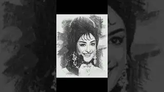 Bollywood 70s 80s actress sketch #trending#actress#painting#sketch#oldbollywood#retro#photo#oldsong