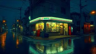 Japanese After Midnight 🌧️ Lofi Rain For Sleep