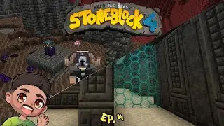 Let's Play | Nether Ring and Light Maze | Ep. 4 | Minecraft | Stoneblock 4