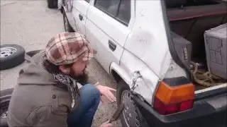 Na šrote cez Pamír - oprava Favoritu