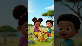 Cute Baby Lion 🦁 #kidslearning #childrenscartoon #cartoo #swahilikids #kidseducatio#kids#kidsvideos