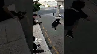 HARD drop Towards Concrete 😧|Parkour |#shorts  #parkour