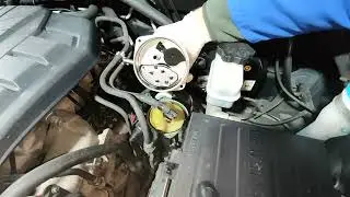 Ssangyong Rexton W 2016 diesel filter change 2.2 e-xdi