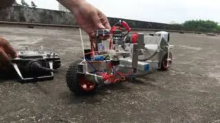 Gyroscopic Stabilization of a Two Wheeler
