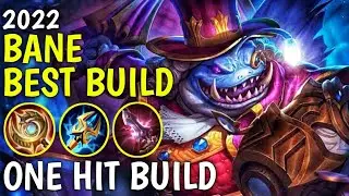 BANE BEST BUILD 2022 | TOP 1 GLOBAL BANE BUILD AND EMBLEM | BANE ONE SHOT BUILD GAMEPLAY