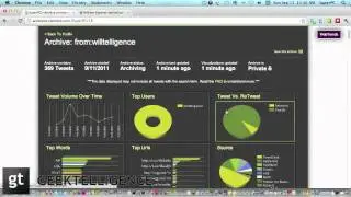 The Archivist, Twitter Analyzer Tool