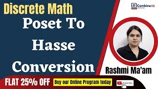Discrete Math | Poset To Hasse Conversion #SetTheoryInHindi #SetTheoryDiscreteMathematics