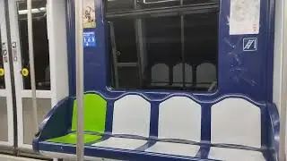 Metro de Madrid: Trayecto Canal - Alonso Cano L7 en serie 9000