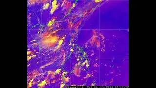 Lightning Storms Detected By Himawari -9 IR1 Satellites Today