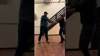 Country Swing Dancing - Aerial - Basket Toss