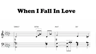 When I Fall In Love - jazz standard - Piano sheet music | PDF download