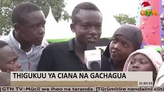 DP Rigathi Gachagua holds Christmas celebrations for children at his Mathira Home in Nyeri County