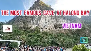 Walking Through Ha Long Bay&rsquo;s Famous Cave &ndash; Stunning Limestone Wonderland in Vietnam!  #walkthrough