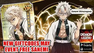 Demon Legend Fury New Giftcodes May - Event Free Sanemi Shinazugawa Demon Slayer Game