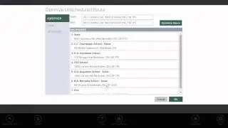 Landscape Scheduling Software - Unscheduled Routes (Snow Scheduling)