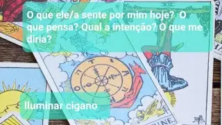 ❤️‍🔥 O que ele/a sente por mim hoje? O que pensa? Qual intenção? O que me diria?#tarotdehoje