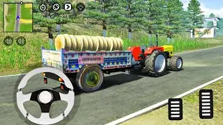 Drive JCB and Unloading Stone From Dumper in Game 🔥 #tractor #dumper #dumptruck #indiantractor #10