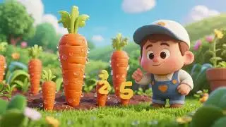 Counting Carrots with Garden Dew | Nursery Rhymes & Kids Songs