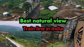 best natural view train line in India//Badarpur To Lumding